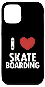iPhone 12/12 Pro I love Skateboarding Skatergirl Skaterboy XP[^[ XP[g{[h X}zP[X
