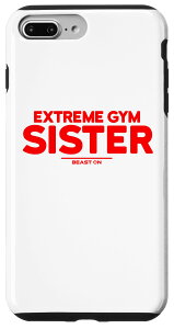iPhone 7 Plus/8 Plus Extreme Gym Sister ���f�B�[�X ���[�N�A�E�g ���b�h �t�B�b�g�l�X �g���[�j���O �X�}�z�P�[�X
