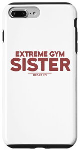 iPhone 7 Plus/8 Plus Extreme Gym Sister ���f�B�[�X ���[�N�A�E�g ���b�h �t�B�b�g�l�X �g���[�j���O �X�}�z�P�[�X