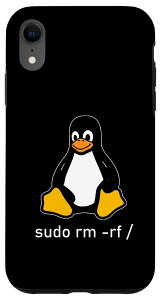 iPhone XR �^�b�N�XLinux�y���M��-sudorm-rf/�R���s���[�^�[�T�C�G���X�R���s���[�^�[ Tux Linux �X�}�z�P�[�X