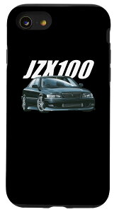 iPhone SE (2020) / 7 / 8 JDM カーストリート ドリフトレース JZX100 6N9 グリーン スマホケース