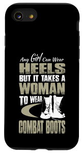 iPhone SE (2020) / 7 / 8 Any Girl Can Heels But It Takes a Woman to Wear �R���o�b�g�u�[�c �X�}�z�P�[�X