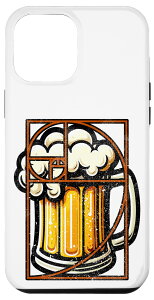 iPhone 13 Pro Max Beer Mug Glass Golden Section Proportion Fibonacci Vintage �X�}�z�P�[�X
