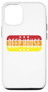 iPhone 15 Deep House Music Tシャツ クールチルバイブス パーティーTシャツ スマホケース