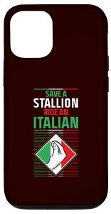 iPhone 12/12 Pro Save a Stallion Ride an Italian�A�_���g�y�����W���[�N�̂��Ƃ킴 �X�}�z�P�[�X