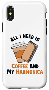 iPhone X/XS Coffee and my Harmonica n[jJn[jJ}EX n[vn[jJ X}zP[X