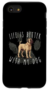 iPhone SE (2020) / 7 / 8 Fila Brasileiro Life is Better With My Dog �L���[�g �y�b�g �}�} �������� �X�}�z�P�[�X