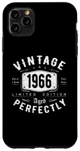 iPhone 11 Pro Max VINTAGE 1966 - ���B���e�[�W 1966�N���܂� 56�΂̒a�����M�t�g�A�C�f�A 56�� �X�}�z�P�[�X