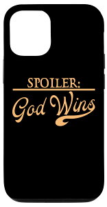 iPhone 12/12 Pro スポイラー God Wins Jesus Christian Bible スマホケース