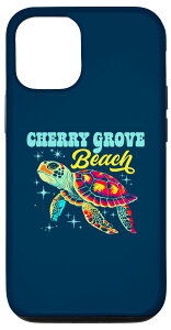 iPhone 12/12 Pro Cherry Grove Beach SC Artistic Sea Turtle Retro �X�}�z�P�[�X