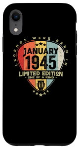 iPhone XR M^[sbN - Legends Were Born In January 1945 M^[ X}zP[X