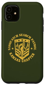 iPhone 11 Sasquatch Search Patrol Kansas Chapter Vintage Military X}zP[X