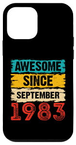 iPhone 12 mini 40 Year Old Awesome Since September 1983 40�΂̒a�����M�t�g �X�}�z�P�[�X