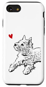 iPhone SE (2020) / 7 / 8 �E�F�X�g�n�C�����h�z���C�g�e���A ���A�[�g �E�G�X�e�B �C���X�g West Highland White Terrier �X�}�z�P�[�X