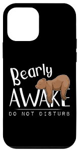 iPhone 12 mini Bearly Awake Do not Disturb! �ז�����ȁI��ꂽ�O���Y���[�x�A�̃��[���A �X�}�z�P�[�X