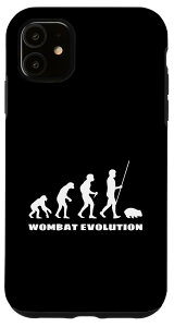 Wombat Evolution �E�H���o�b�g�̐i�� �X�}�z�P�[�X iPhone 11 �p