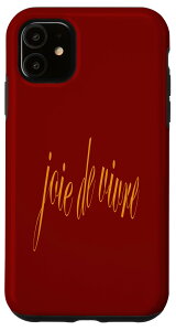 iPhone 11 Joie de Vivre Joy Of Life �t�����`�^�C�|�O���t�B �X�}�z�P�[�X