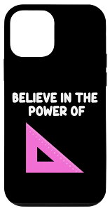 iPhone 12 mini Believe In The Power Of Set Squares Geometry �e�N�j�J���h���[�B �X�}�z�P�[�X