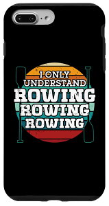 iPhone 7 Plus/8 Plus スカリングアクセサリー 男性用 ローイング&カヤックを理解するだけ スマホケース
