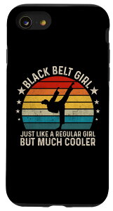 iPhone SE (2020) / 7 / 8 Black Belt Girl Just Like A Regular Girl But Much Cooler �X�}�z�P�[�X