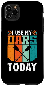 iPhone 11 Pro Max 男性用スカルリングアクセサリー。今日はボートを漕いで私のオールを使っています。 スマホケース