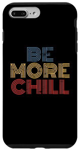 iPhone 7 Plus/8 Plus Be More Chill ���g�� 70�N�ピ�B���e�[�W���b�N �X�}�z�P�[�X