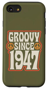 iPhone SE (2020) / 7 / 8 Groovy Since 1947 | ���B���e�[�W �N���V�b�N 60�N�� ���b�N 1947�N���܂� �X�}�z�P�[�X