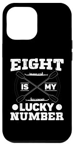 iPhone 13 Pro Max スカリングアクセサリー 男性用 eight my lucky number rowing スマホケース