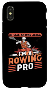 iPhone X/XS Rowing & Crew Equipment プロスカルリングアクセサリー 男性用 スマホケース