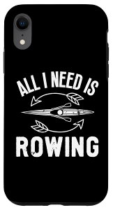 iPhone XR 男性用スカルリングアクセサリー必要なのはボートとカヤッカーだけ スマホケース