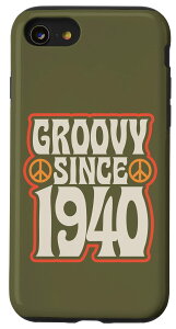 iPhone SE (2020) / 7 / 8 Groovy Since 1940 | ���B���e�[�W �N���V�b�N 60�N�� ���b�N 1940�N���܂� �X�}�z�P�[�X