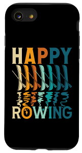 iPhone SE (2020) / 7 / 8 スカリングアクセサリー 男性用 ハッピーローイング&カヤッカー スマホケース