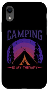 iPhone XR Camping is my Therapy OsO Lv eg Lv X}zP[X