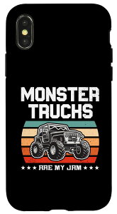 iPhone X/XS Love Monster Trucks �j�̎q&�a�����p�[�e�B�[ �����X�^�[�g���b�N �X�}�z�P�[�X