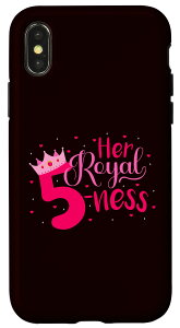 iPhone X/XS �n�b�s�[�o�[�X�f�[ �K�[�� 5th Party Her Royal Fiveness �X�}�z�P�[�X