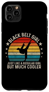 iPhone 11 Pro Max Black Belt Girl Just Like A Regular Girl But Much Cooler �X�}�z�P�[�X