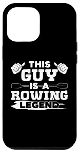iPhone 13 Pro Max スカリングアクセサリー メンズ this guy rowing legend & カヤック スマホケース