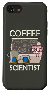 iPhone SE (2020) / 7 / 8 Coffee Scientist エスプレッソ バリスタ コーヒー抽出器 メーカー スマホケース