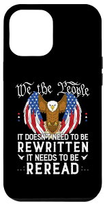 iPhone 13 Pro Max Patriot US Flag Constitution of the USA Needs To Be Reread X}zP[X