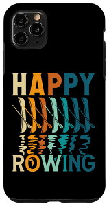iPhone 11 Pro Max スカリングアクセサリー 男性用 ハッピーローイング&カヤッカー スマホケース