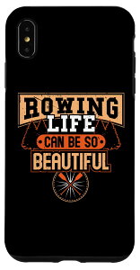 iPhone XS Max Rowing life �������X�J�������O�A�N�Z�T���[ �����Y&�J���b�J�[�p �X�}�z�P�[�X