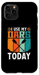 iPhone 11 Pro 男性用スカルリングアクセサリー。今日はボートを漕いで私のオールを使っています。 スマホケース