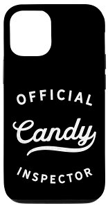 iPhone 12/12 Pro Funny Halloween Retro Vintage Candy Inspector Trick Or Treat �X�}�z�P�[�X