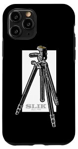 iPhone 11 Pro SLIK三脚 マスターIII スマホケース