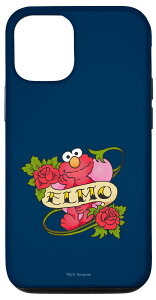 iPhone 12/12 Pro Sesame Street Elmo Hearts And Roses Tattoo �X�}�z�P�[�X