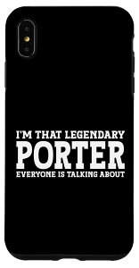 iPhone XS Max Porter Surname Funny Team Family �c�� Porter �X�}�z�P�[�X