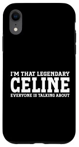 iPhone XR Celine �l�� ���� ���̎q �t�@�j�[ �Z���[�k �X�}�z�P�[�X