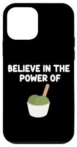 iPhone 12 mini Believe in the Power of Green Tea アイスクリーム 抹茶 和 スマホケース