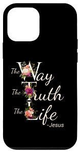 iPhone 12 mini Women�fs Christian Faith Bible Verse: Way Truth Life Jesus �X�}�z�P�[�X