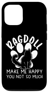 iPhone 12/12 Pro Cats Make Me Happy You Not So Much Ragdoll Cat �X�}�z�P�[�X